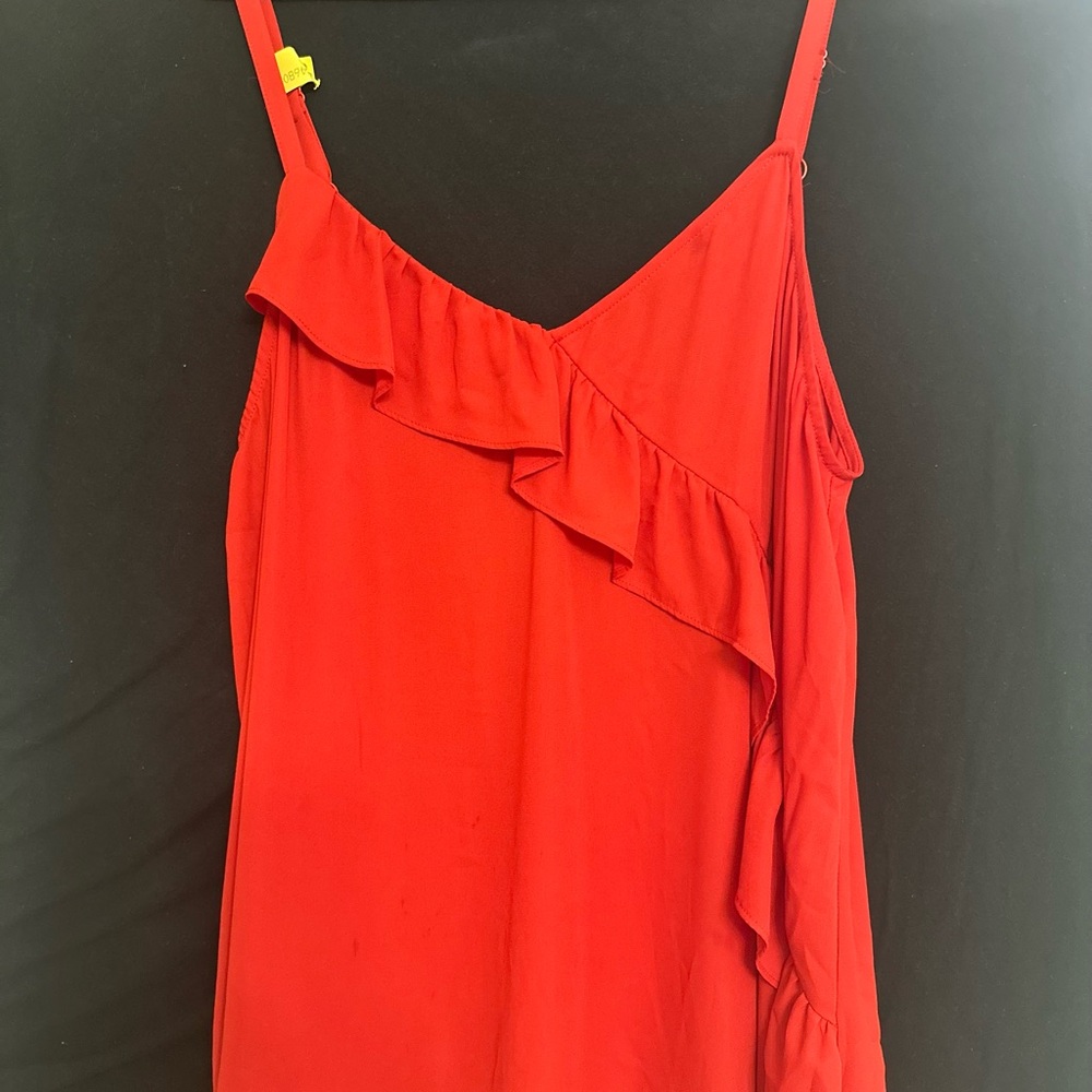 Torrid Red Ruffle Camisole